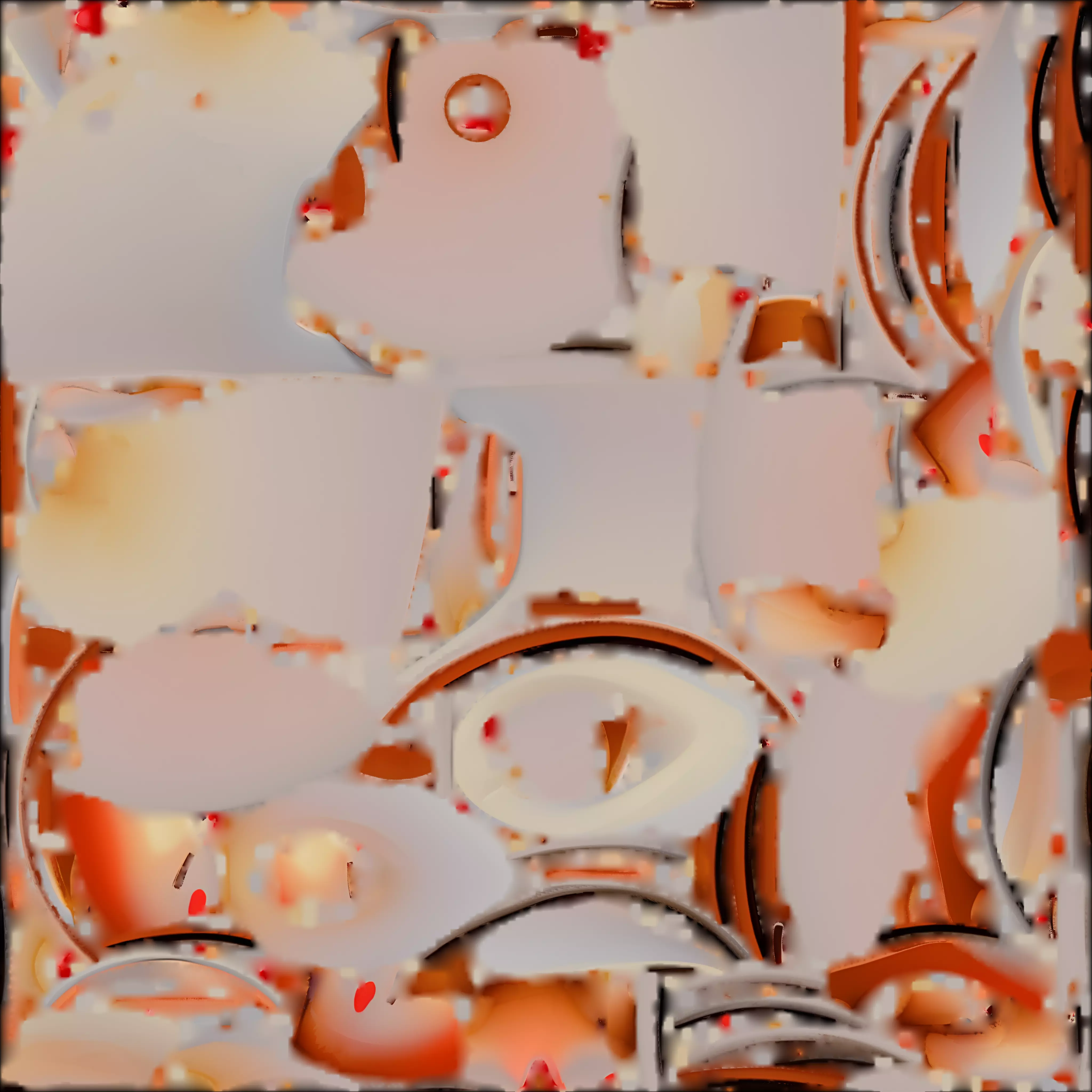 Chirume Bell Creature 3D Model Floating Companion Low-poly 3D model_1