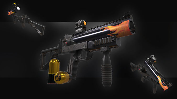 Ares GL-6 Low-poly 3D model