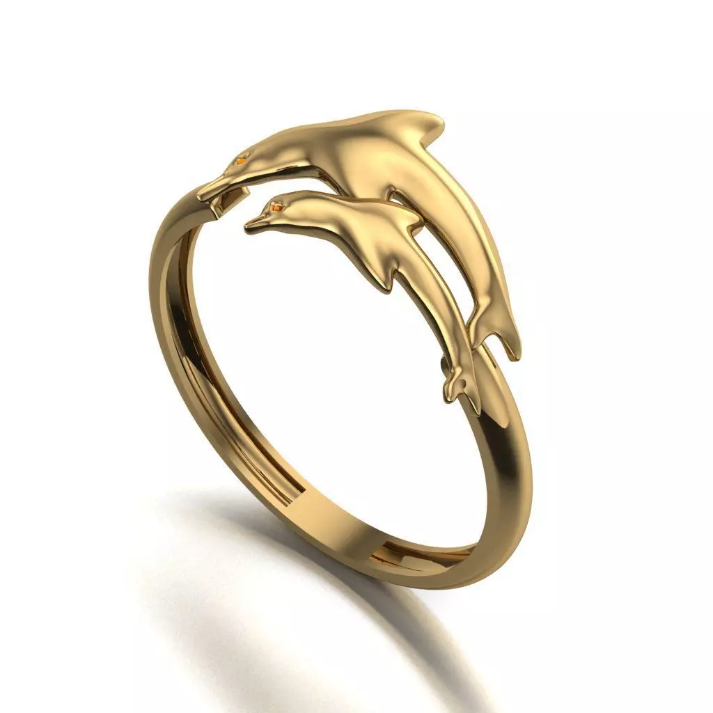 ringdolphin 3D print model_2