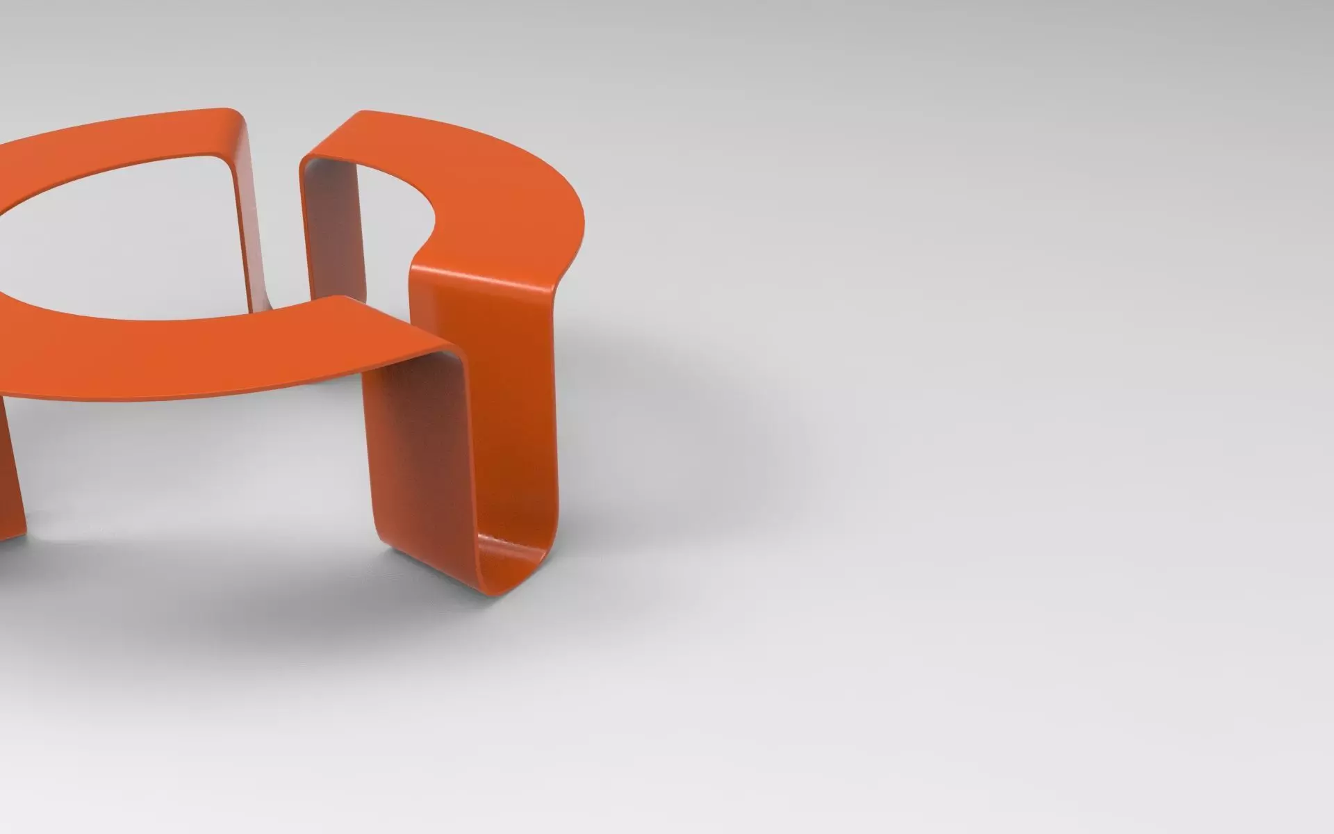 Range Coffee Table Low-poly 3D model_4