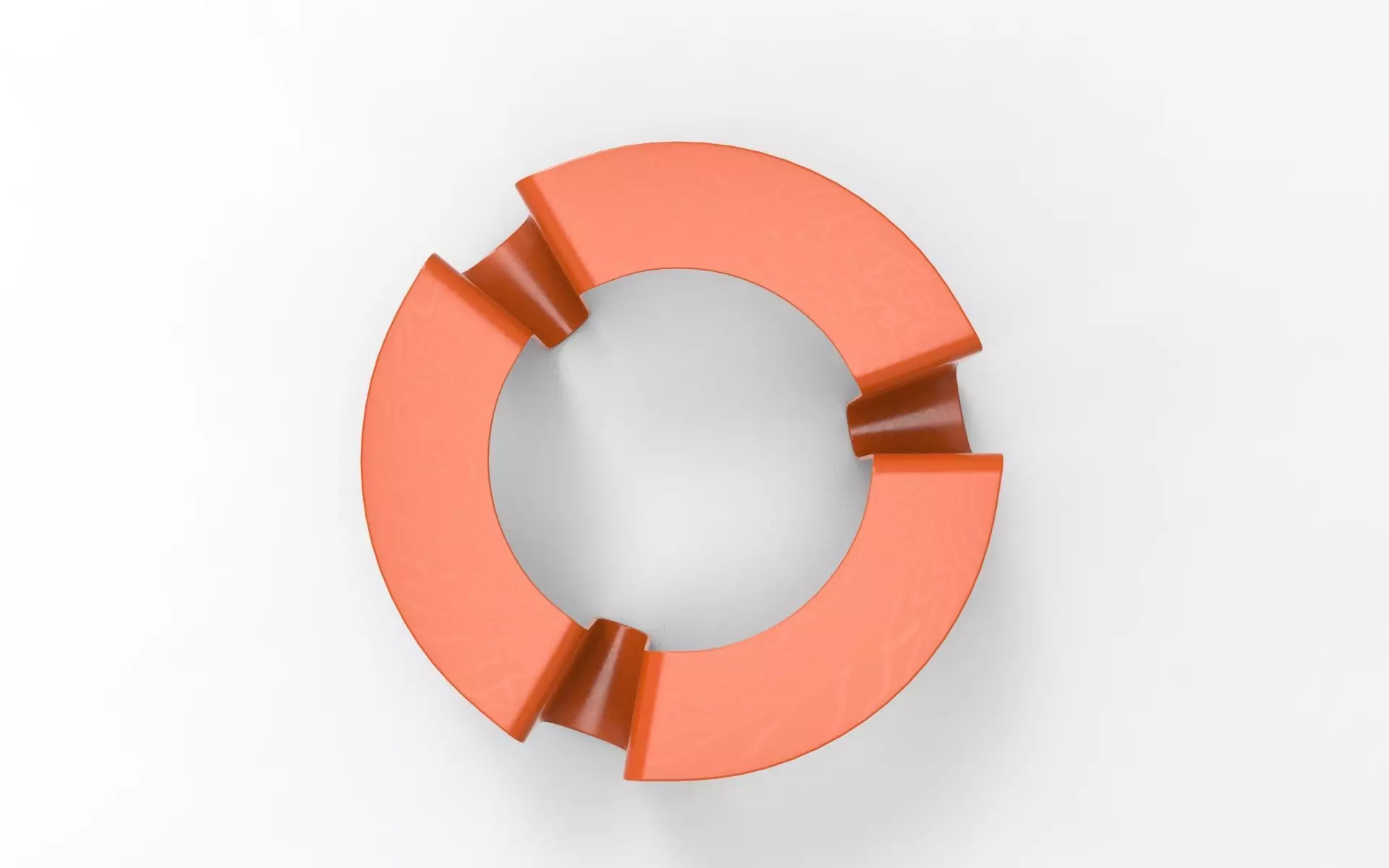 Range Coffee Table Low-poly 3D model_3