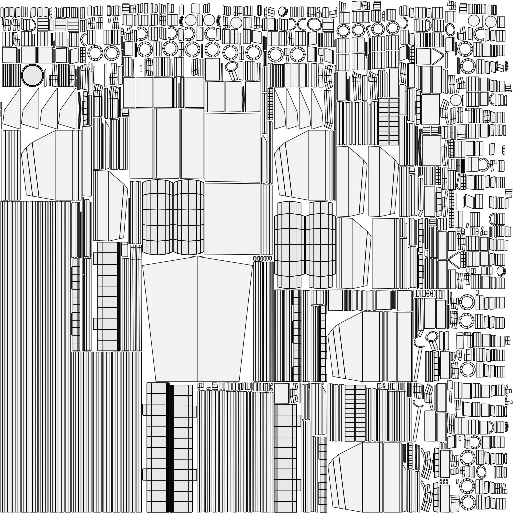 Handtruck Trolley Low-poly 3D model_7