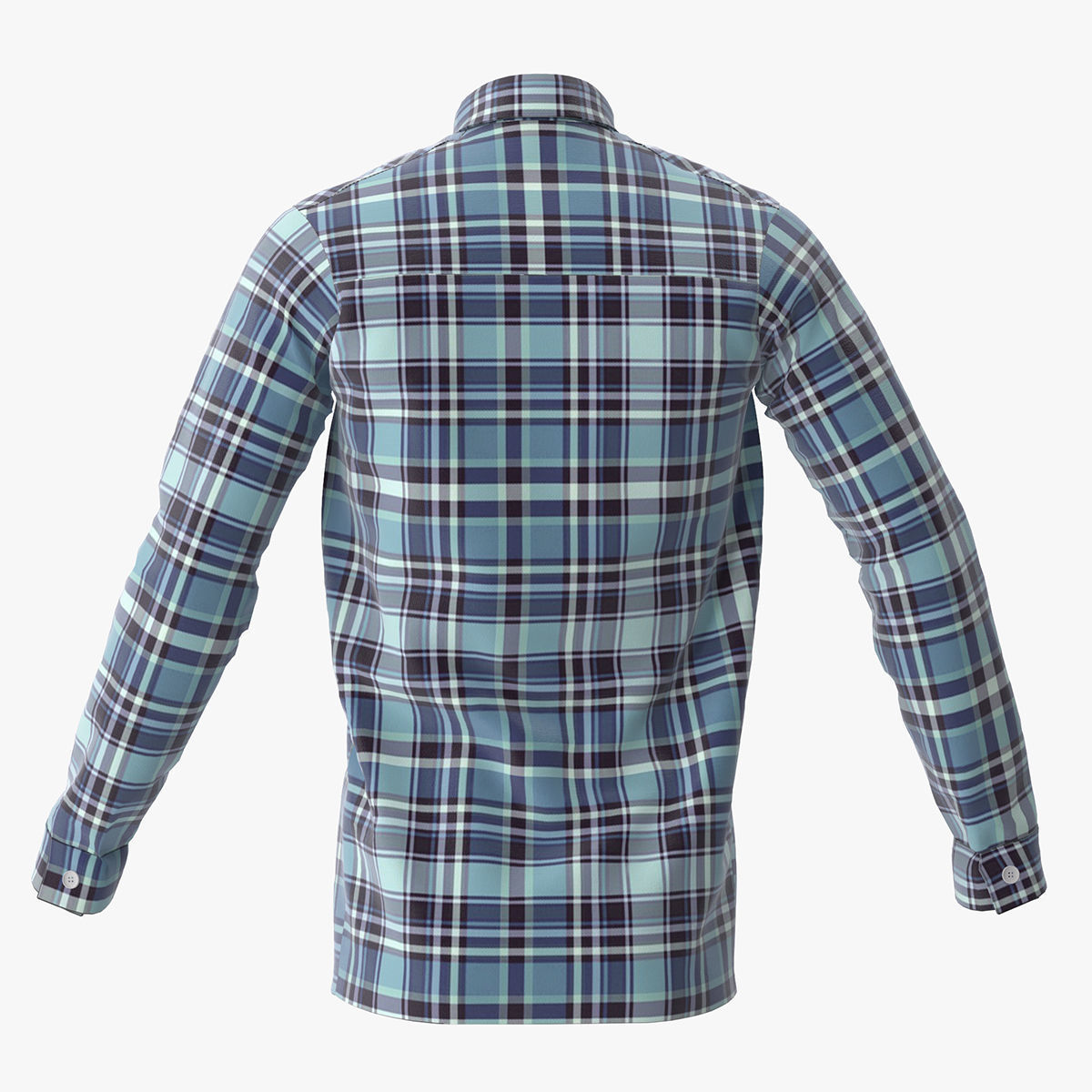 Shirt 01 3D model_11