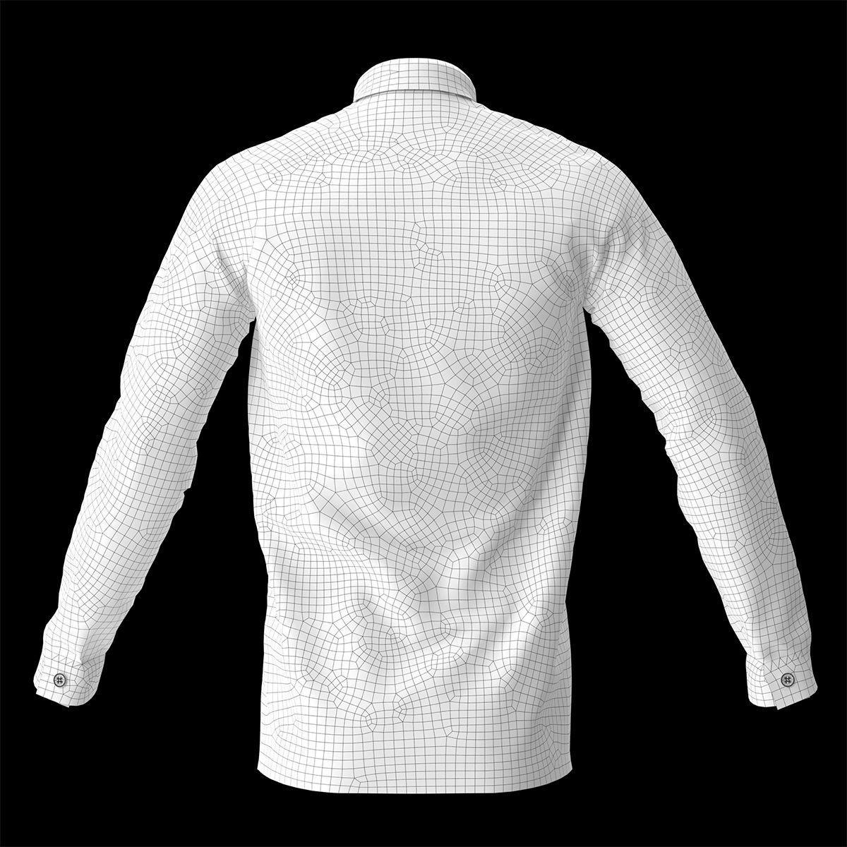 Shirt 01 3D model_17