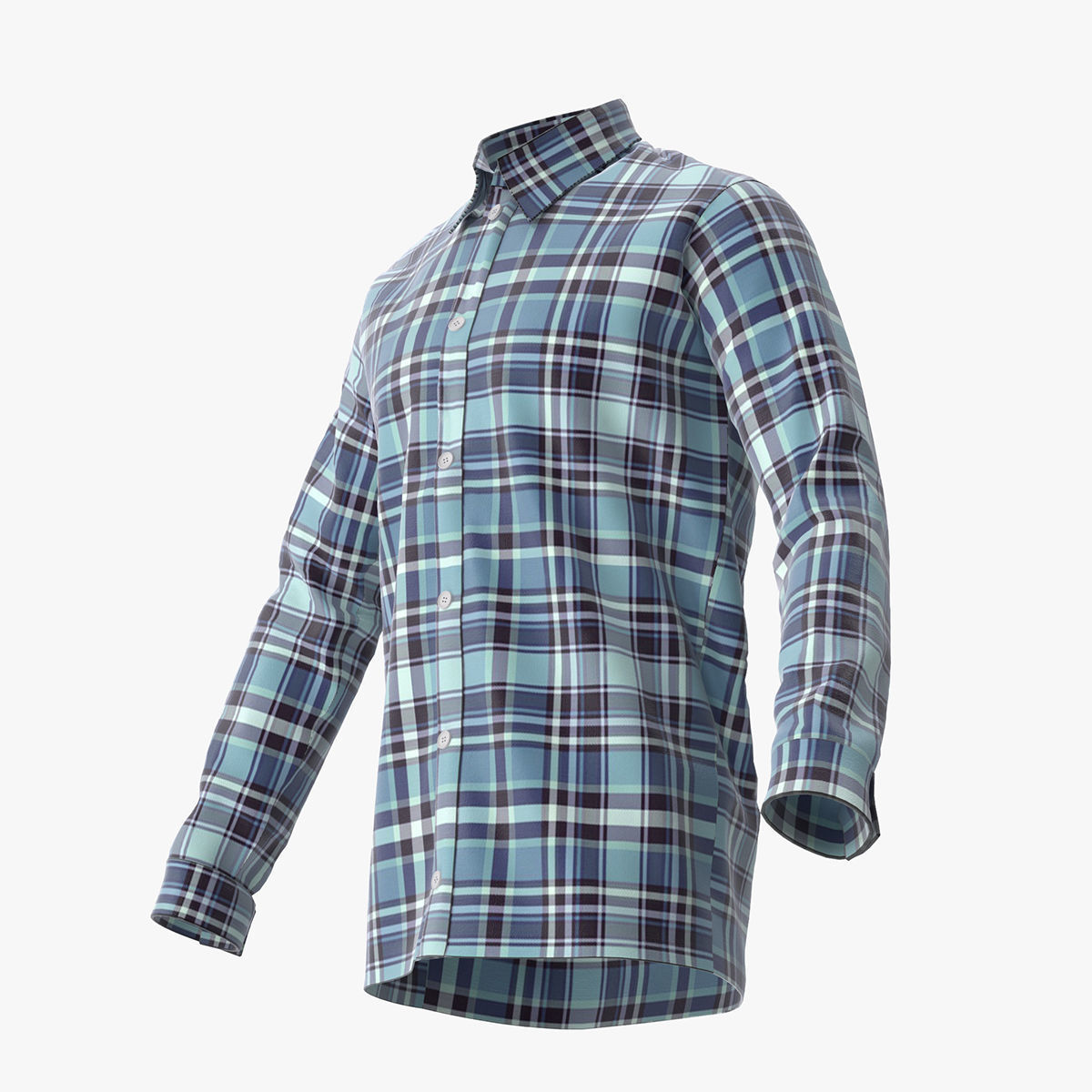 Shirt 01 3D model_12