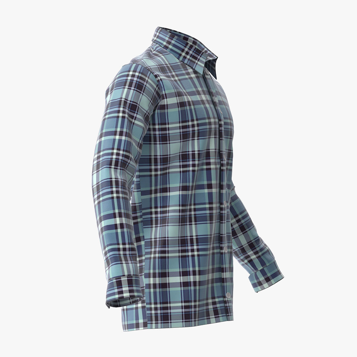 Shirt 01 3D model_10