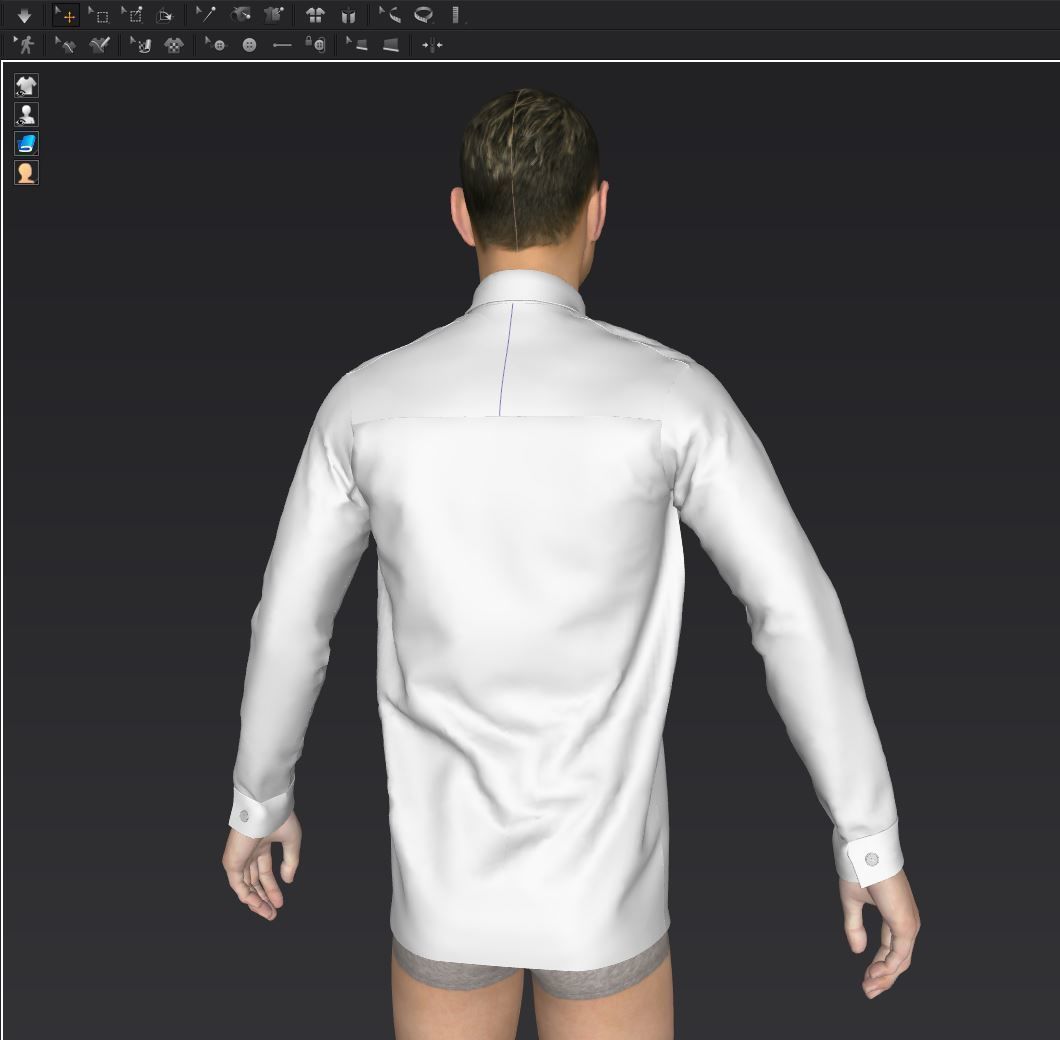 Shirt 01 3D model_20