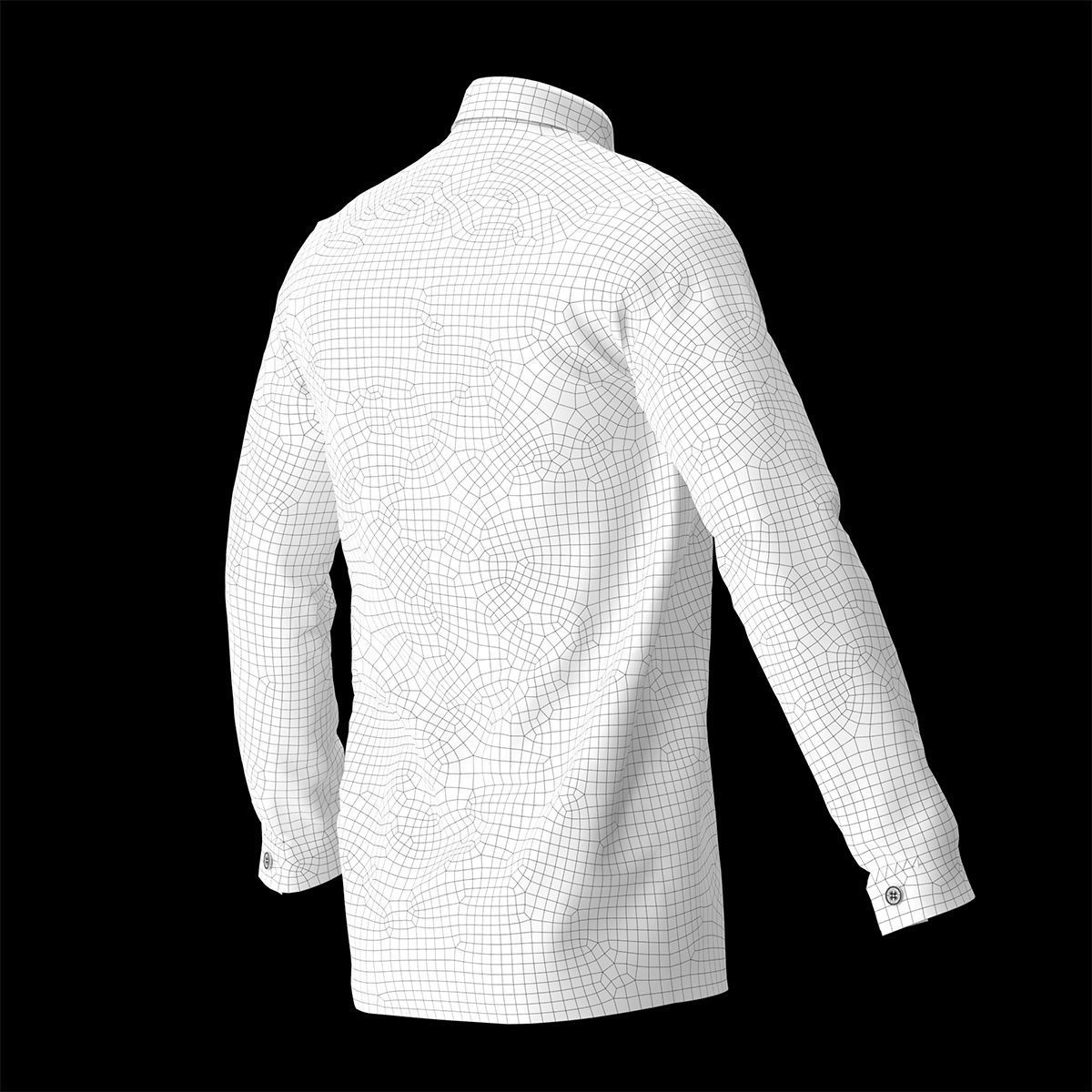Shirt 01 3D model_16