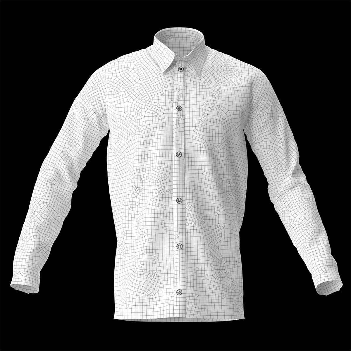 Shirt 01 3D model_15