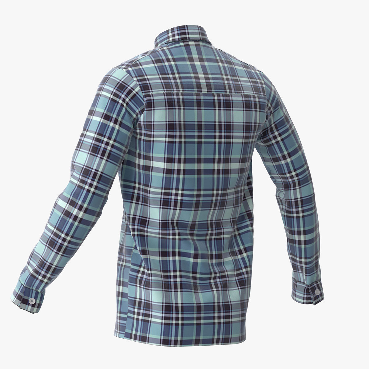 Shirt 01 3D model_13