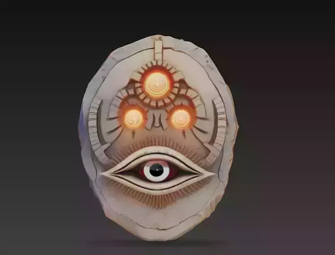 Eye of Eternity - Stylized Ancient Relic 3D Model