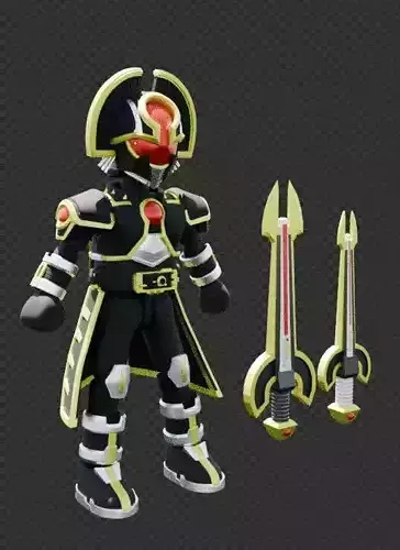 Kamen Rider Orga Blokees Galaxy Version 3D Print File