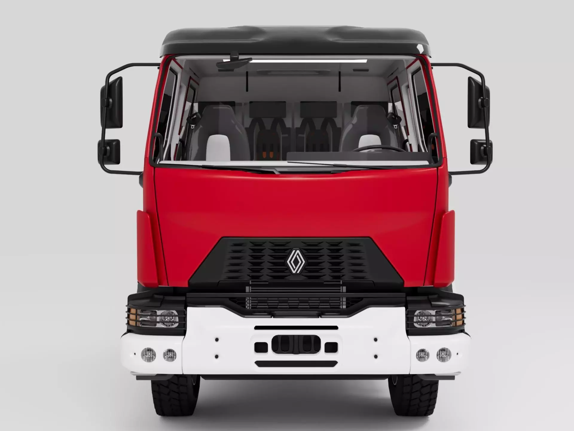 Renault Range D16 4x4 face-lift CrewCab 2025 3D model | CGTrader