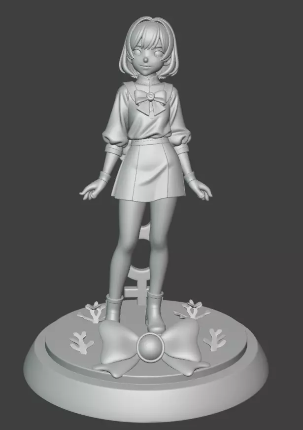 Sailor Mercury 3D print model_2