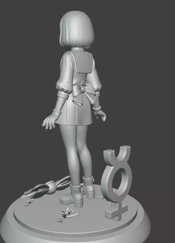 Sailor Mercury 3D print model_10