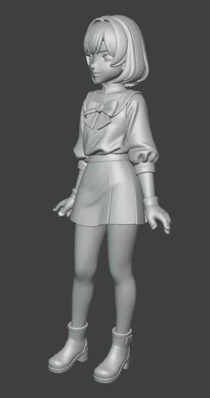 Sailor Mercury 3D print model_12