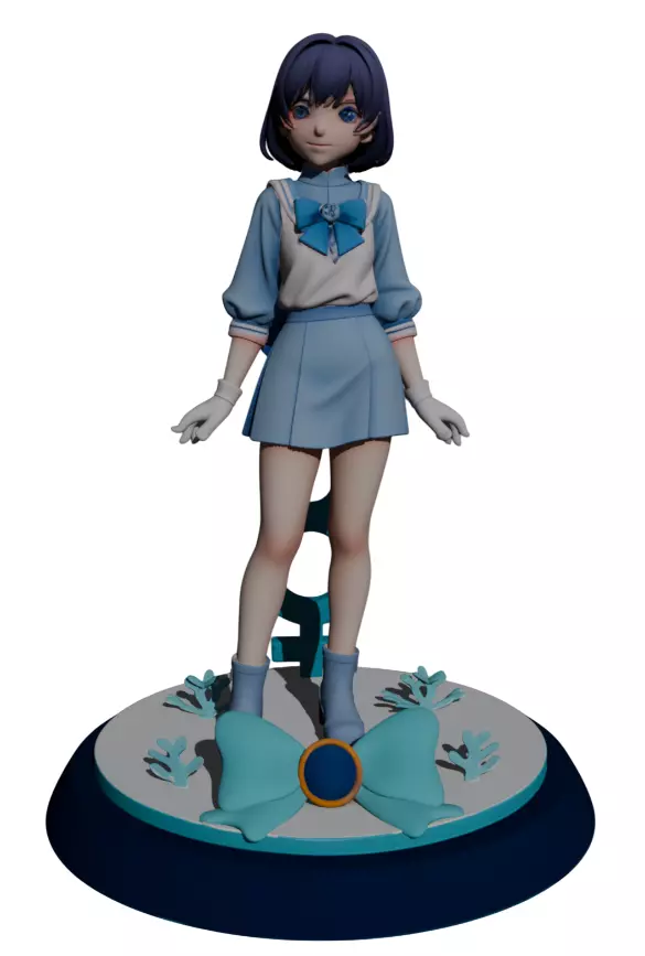 Sailor Mercury 3D print model_0