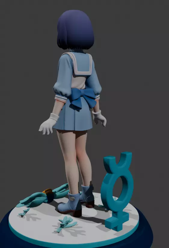 Sailor Mercury 3D print model_9