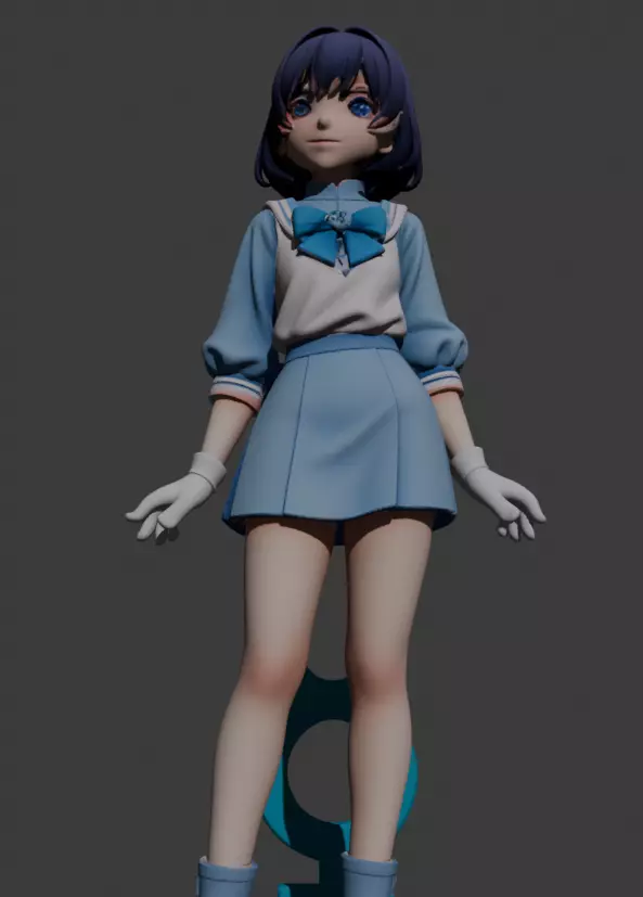 Sailor Mercury 3D print model_7
