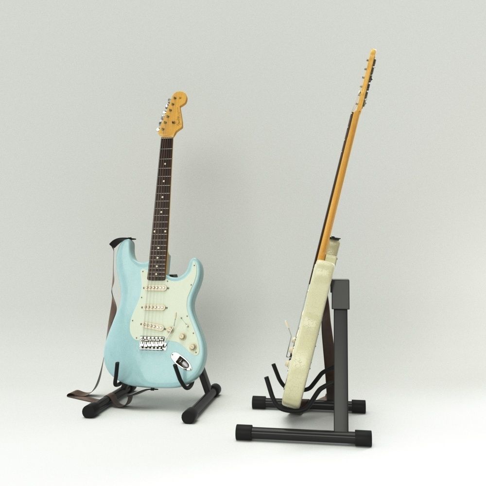 Fender Stratocaster 3D model_11