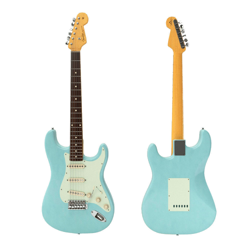 Fender Stratocaster 3D model_12