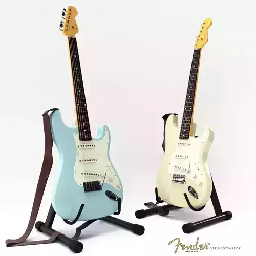 Fender Stratocaster 3D model