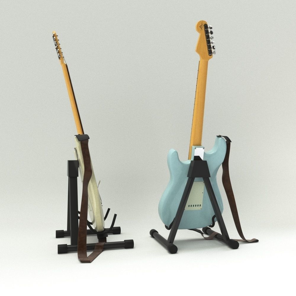 Fender Stratocaster 3D model_10
