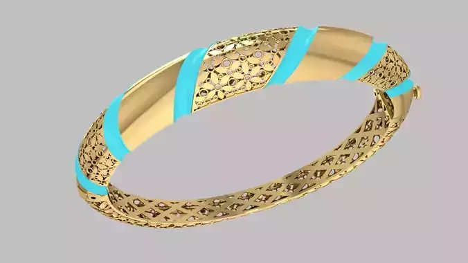 Custom Design Gold Bracelet 