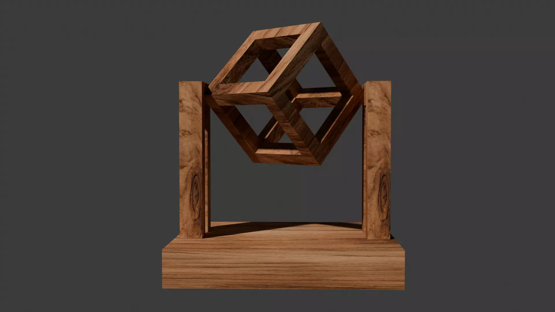 A Pair of Kinetic Desk Toys Free low-poly 3D model_3