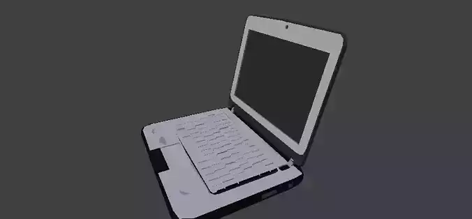 Computadora Low poly