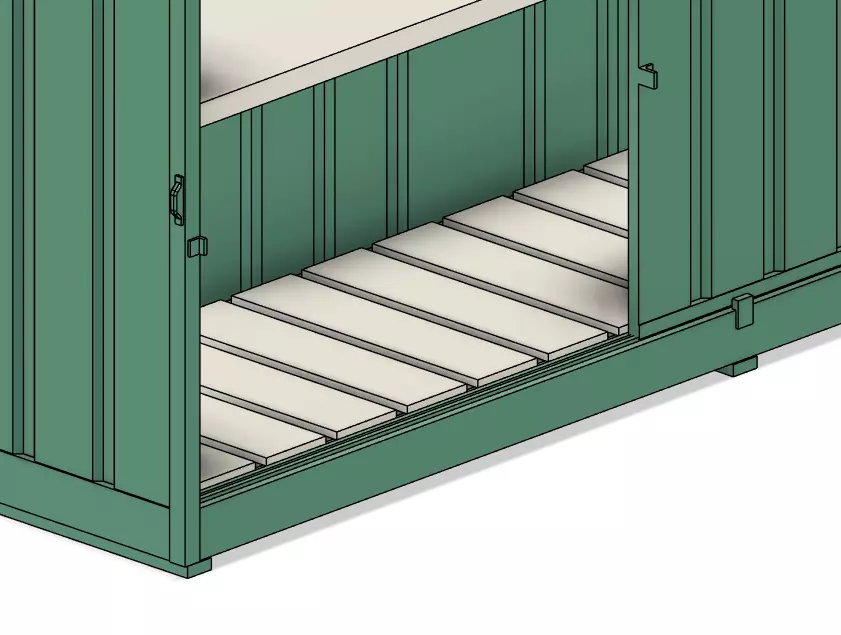 Model Railways Industrial  Large Oil Storage Cabinets for Resin 3D print model_13