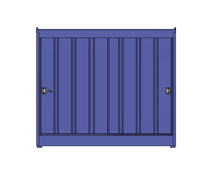 Model Railways Industrial  Large Oil Storage Cabinets for Resin 3D print model_8