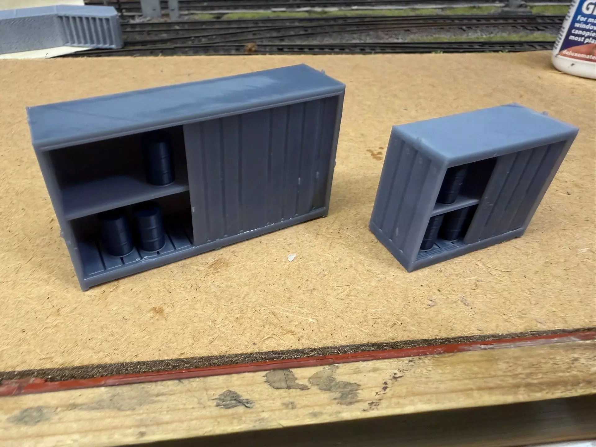 Model Railways Industrial  Large Oil Storage Cabinets for Resin 3D print model_1