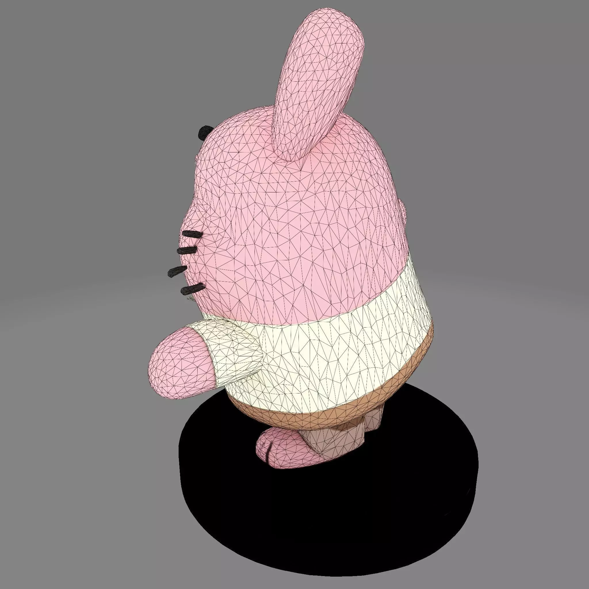 MR WATERSON  Low Poly 3D Printable 3D print model_26