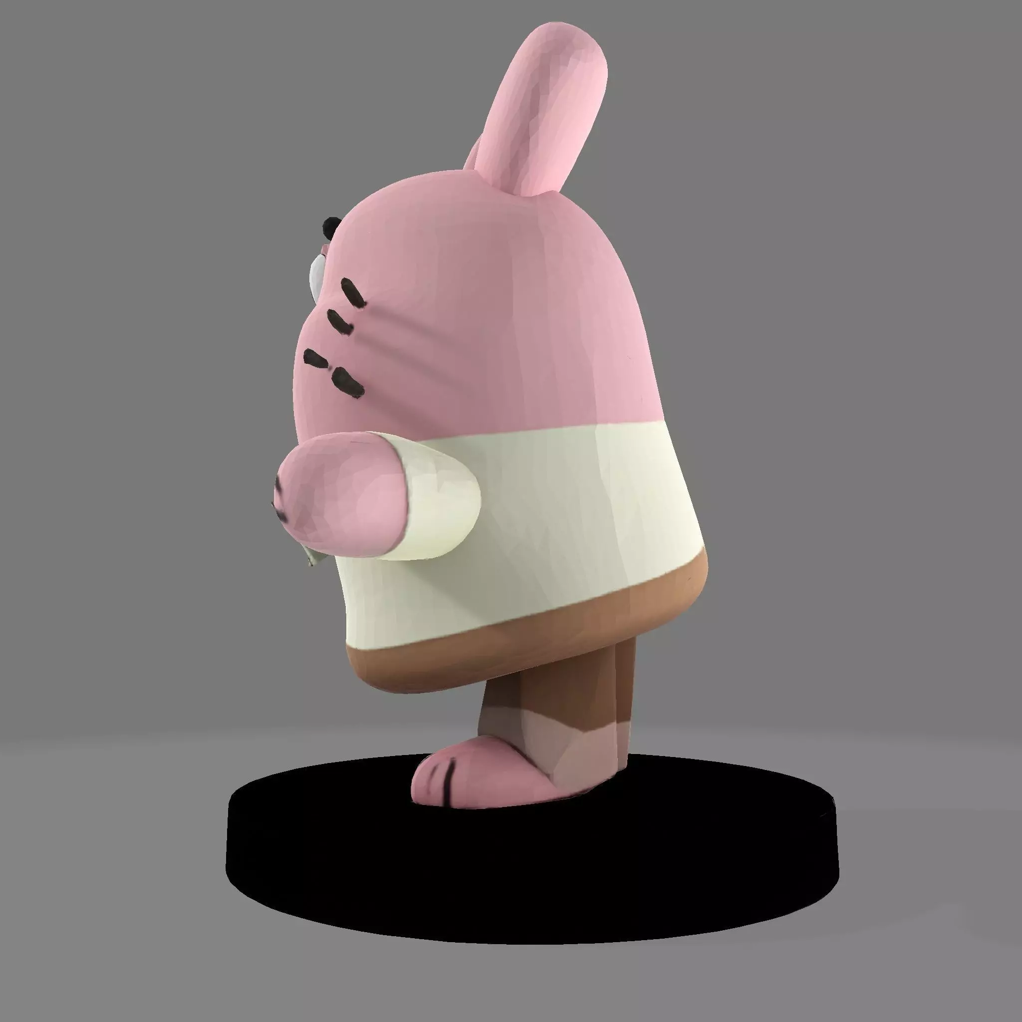 MR WATERSON  Low Poly 3D Printable 3D print model_3