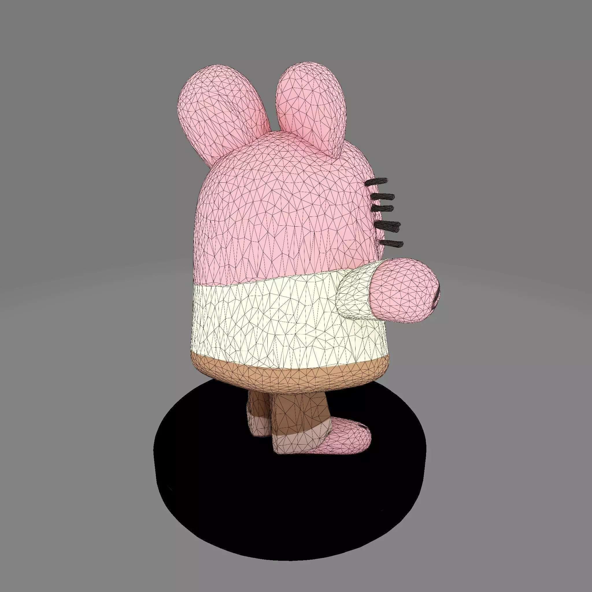 MR WATERSON  Low Poly 3D Printable 3D print model_28