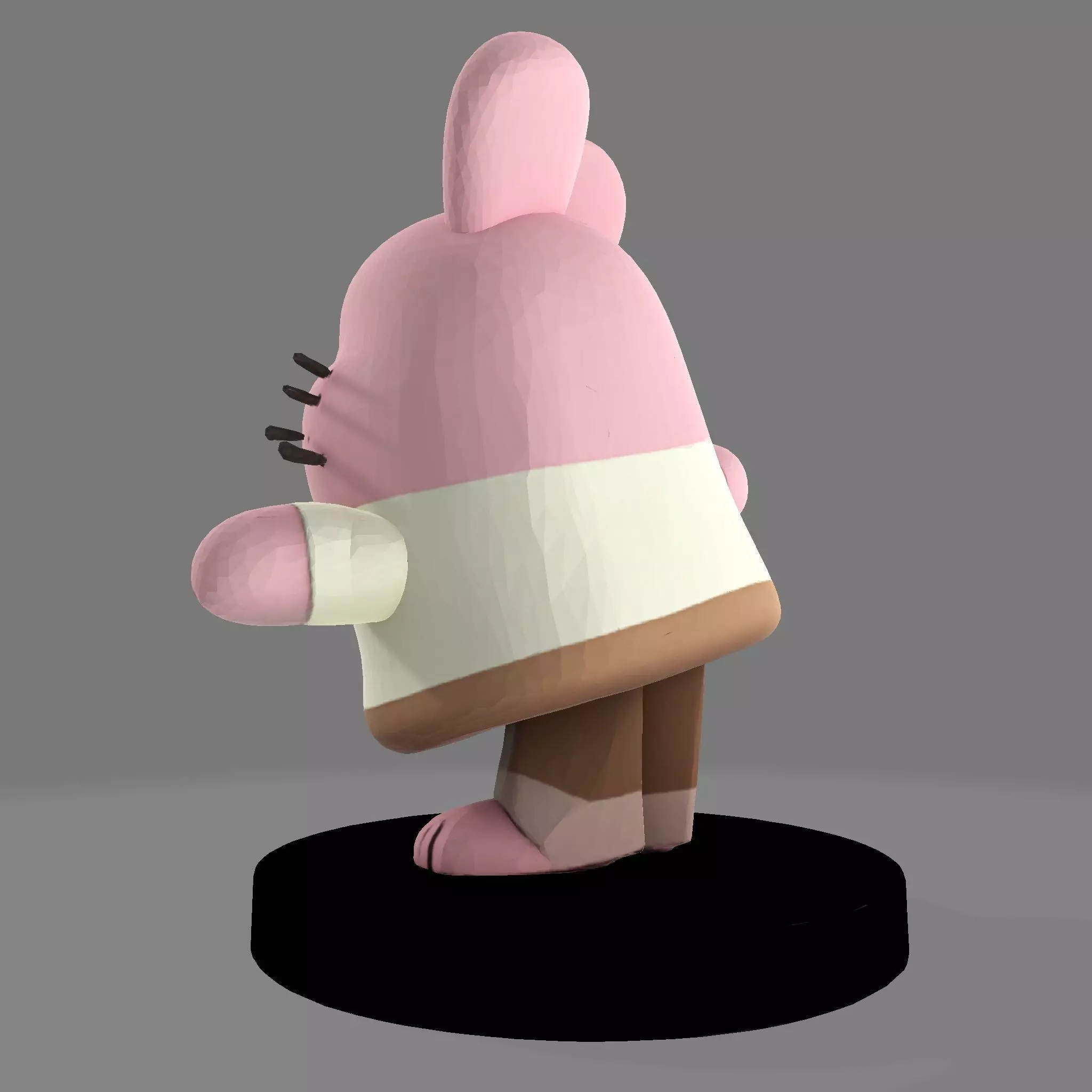 MR WATERSON  Low Poly 3D Printable 3D print model_4