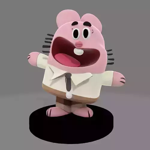 MR WATERSON  Low Poly 3D Printable 3D print model MR WATERSON  Low Poly 3D Printable 3D print model