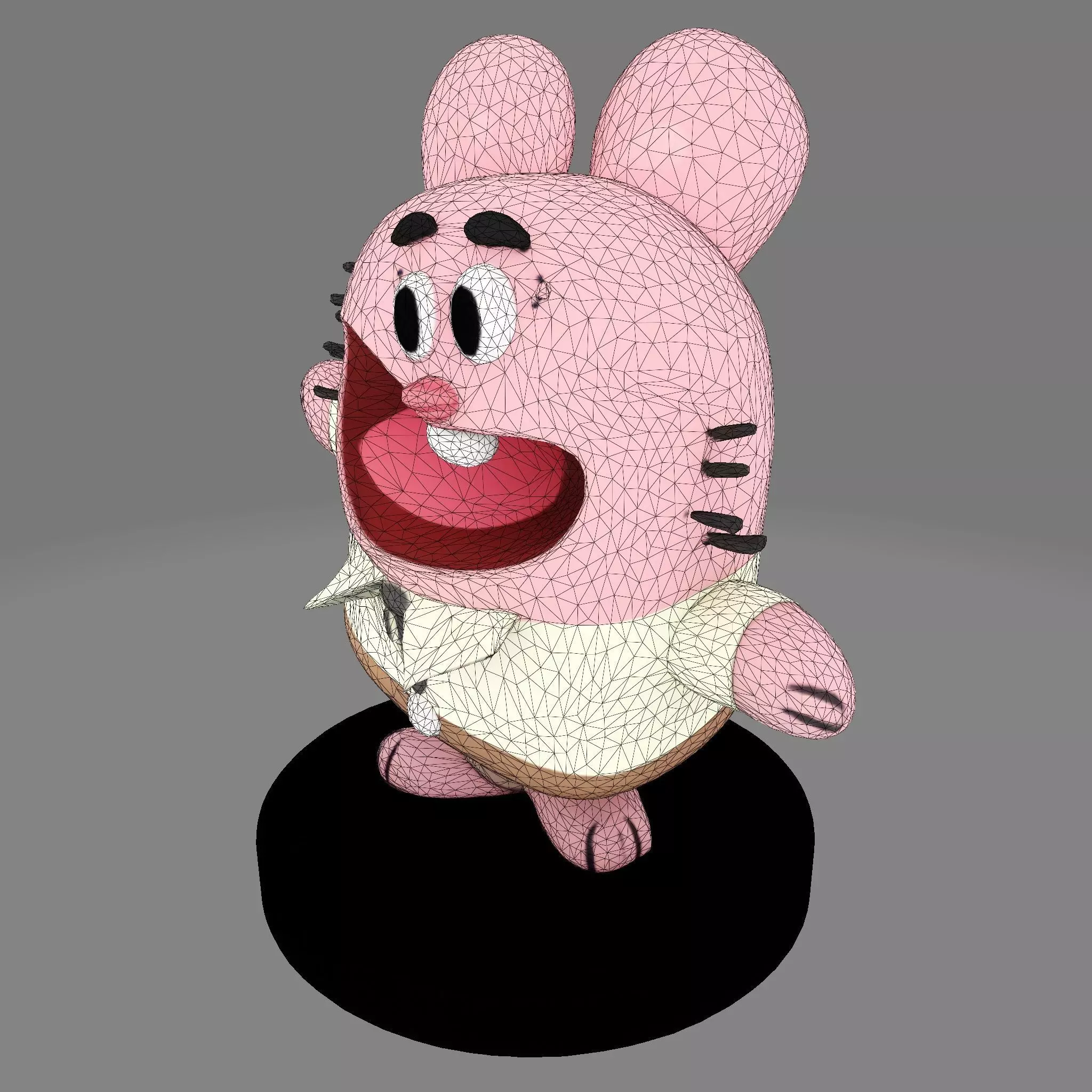 MR WATERSON  Low Poly 3D Printable 3D print model_24