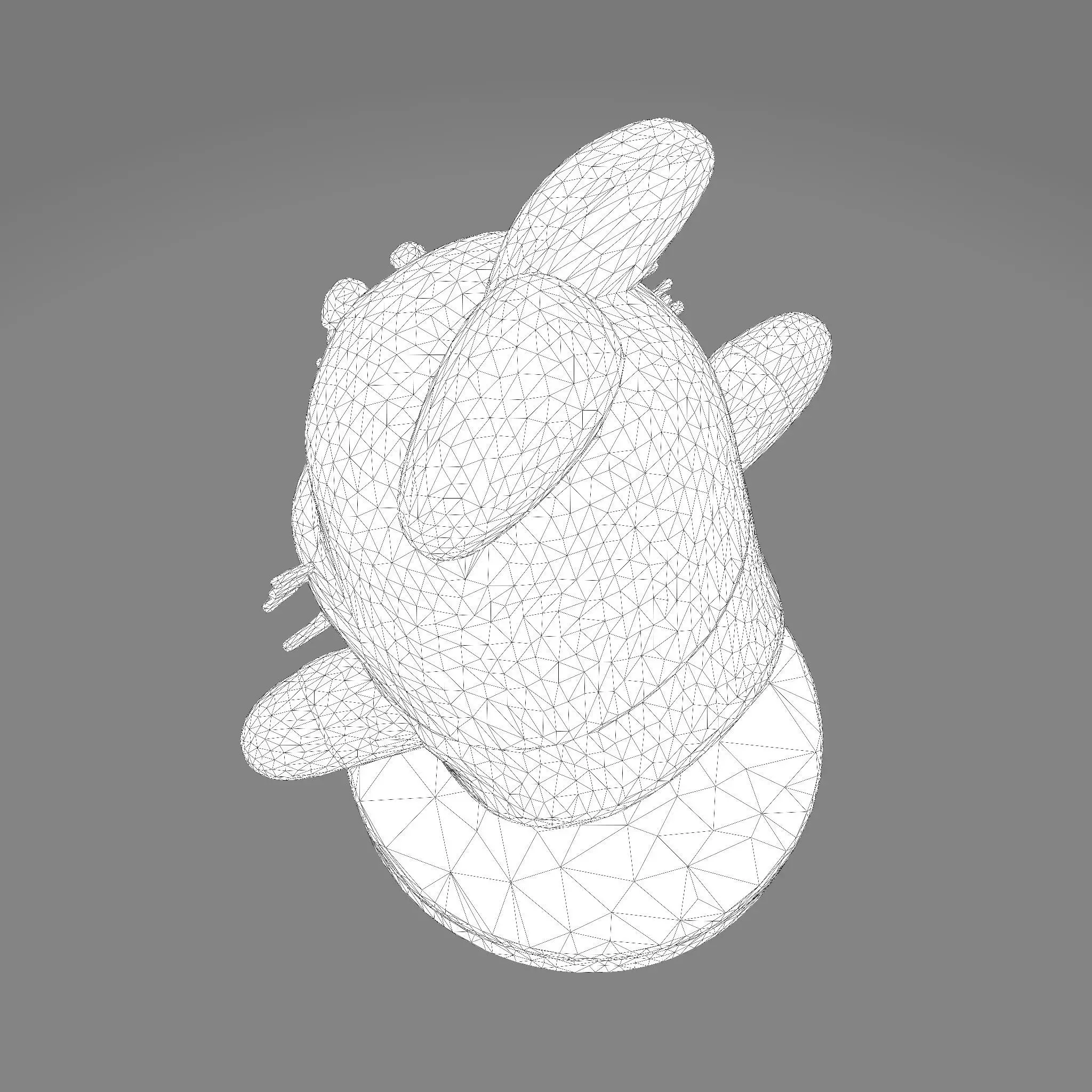 MR WATERSON  Low Poly 3D Printable 3D print model_34