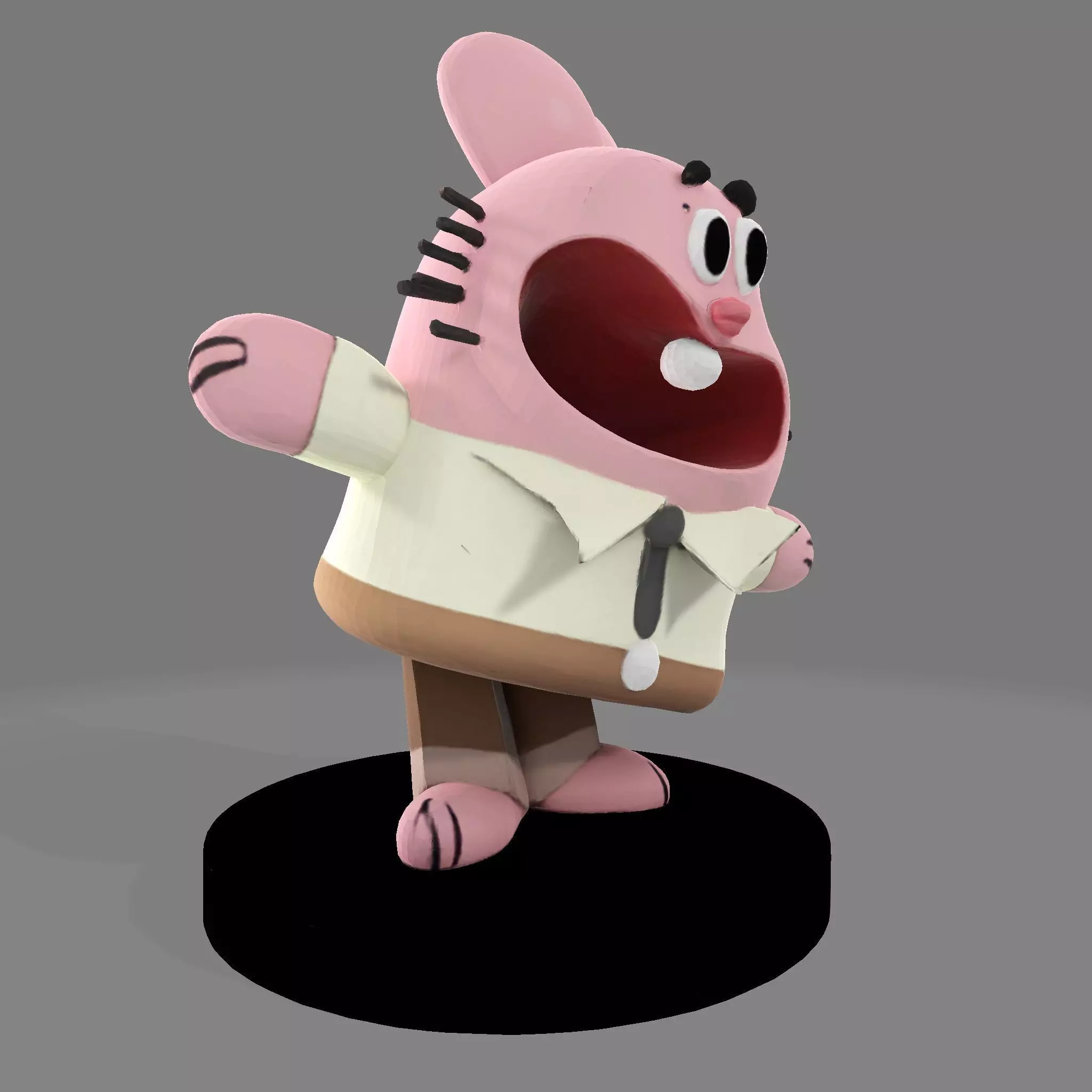 MR WATERSON  Low Poly 3D Printable 3D print model_8