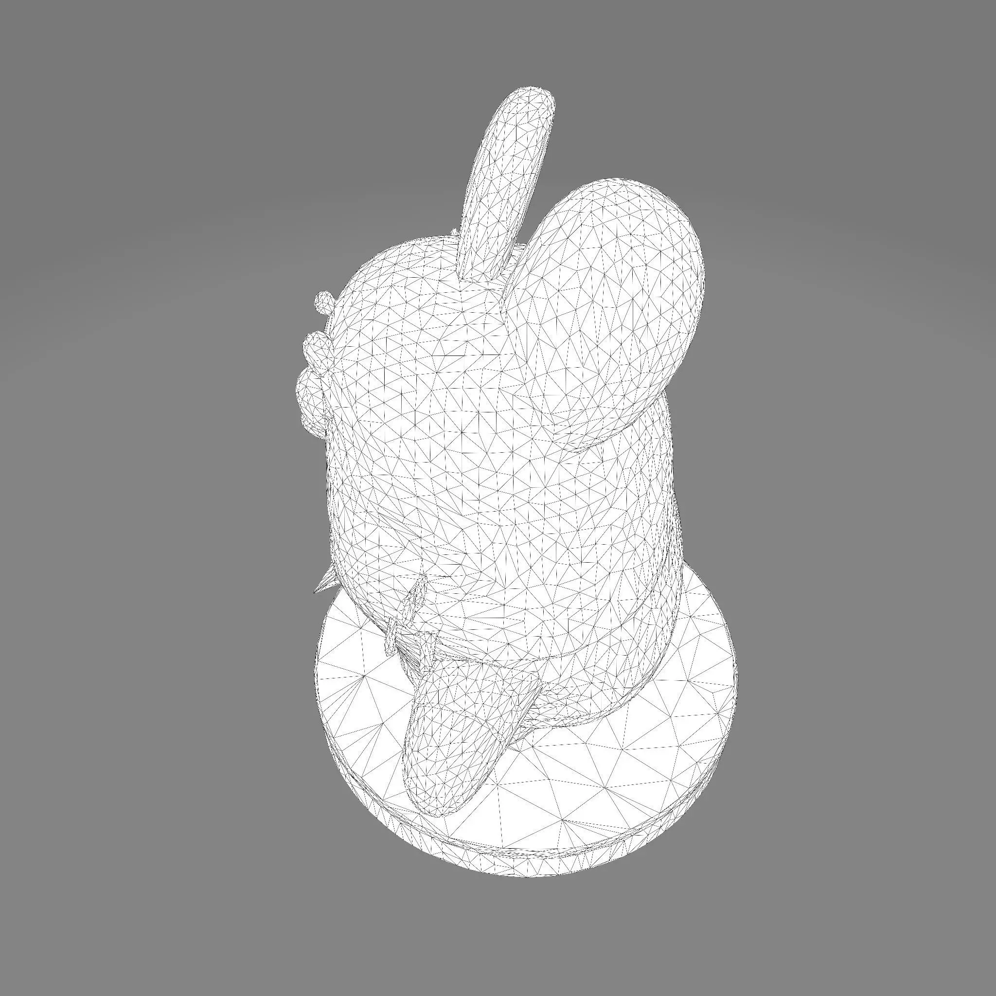 MR WATERSON  Low Poly 3D Printable 3D print model_33