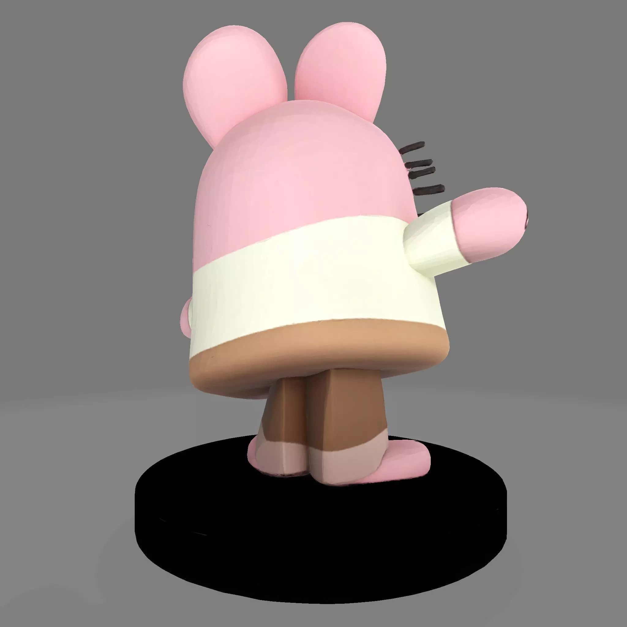 MR WATERSON  Low Poly 3D Printable 3D print model_6