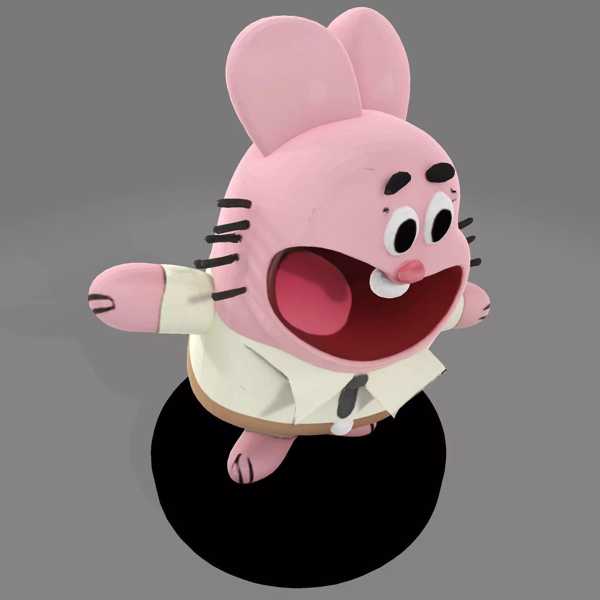 MR WATERSON  Low Poly 3D Printable 3D print model_13