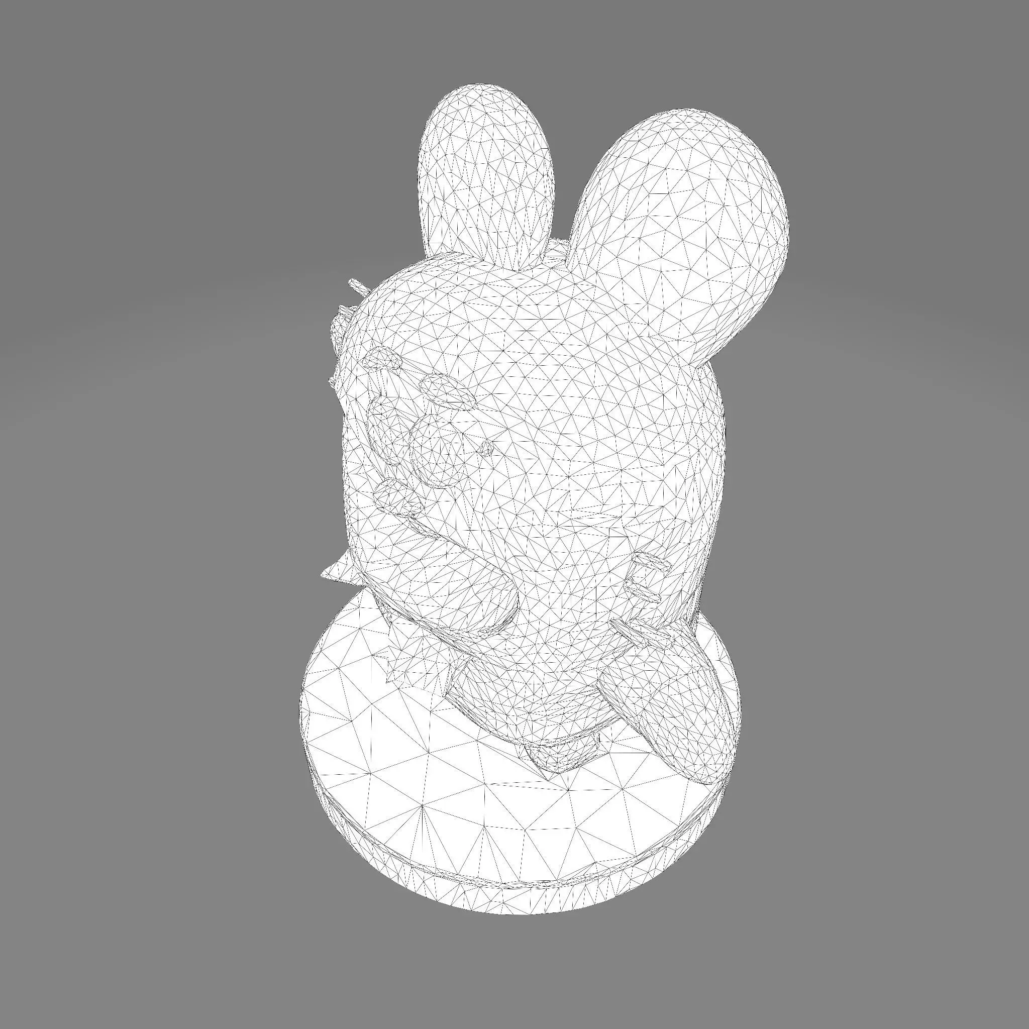MR WATERSON  Low Poly 3D Printable 3D print model_32