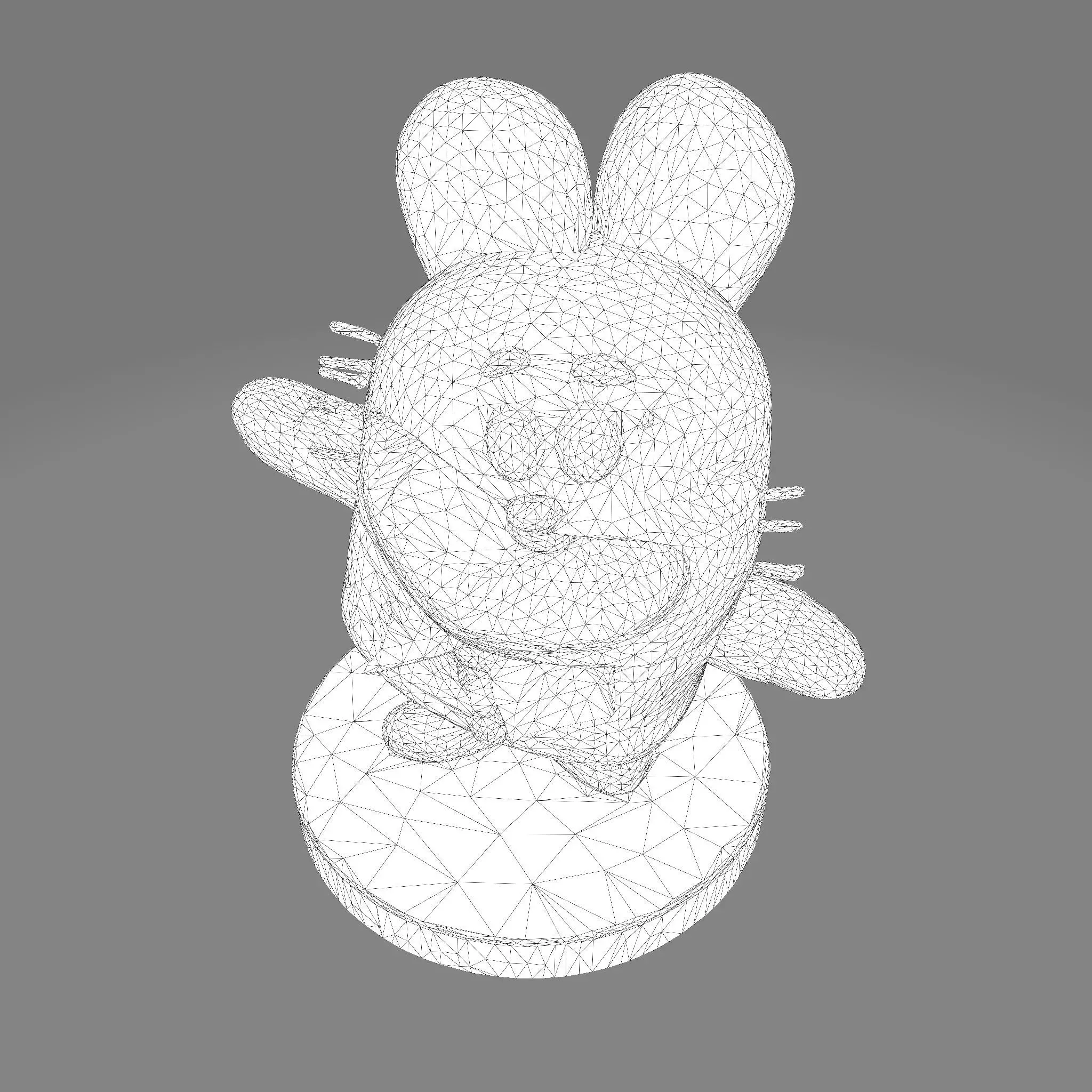 MR WATERSON  Low Poly 3D Printable 3D print model_31