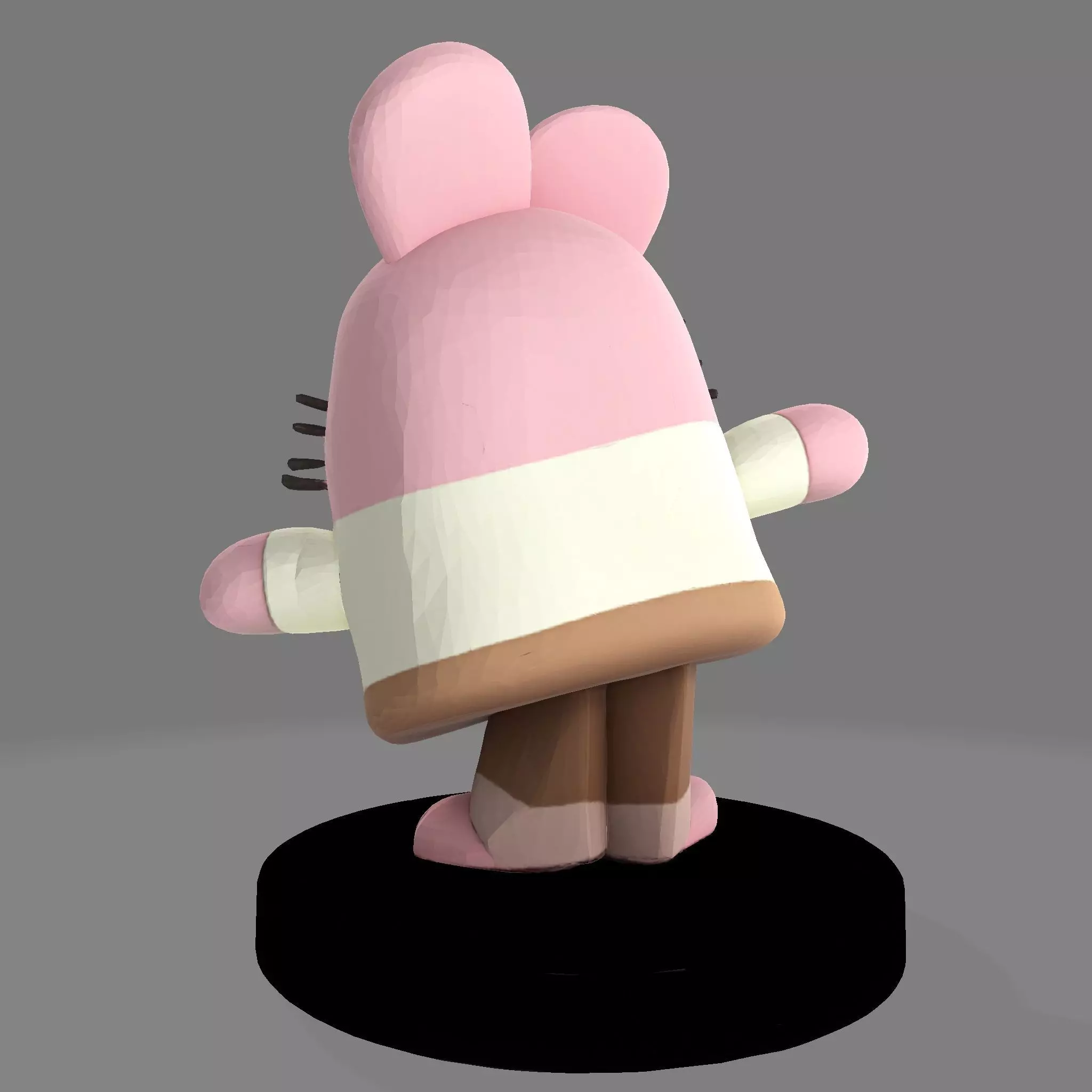 MR WATERSON  Low Poly 3D Printable 3D print model_5