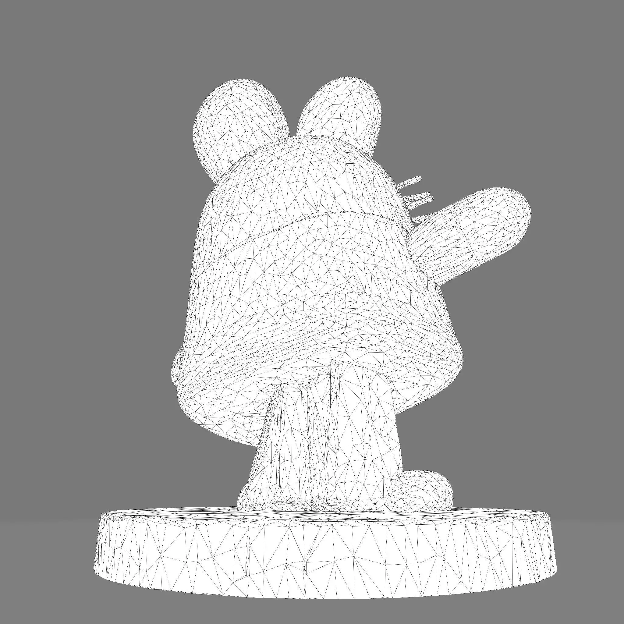 MR WATERSON  Low Poly 3D Printable 3D print model_35