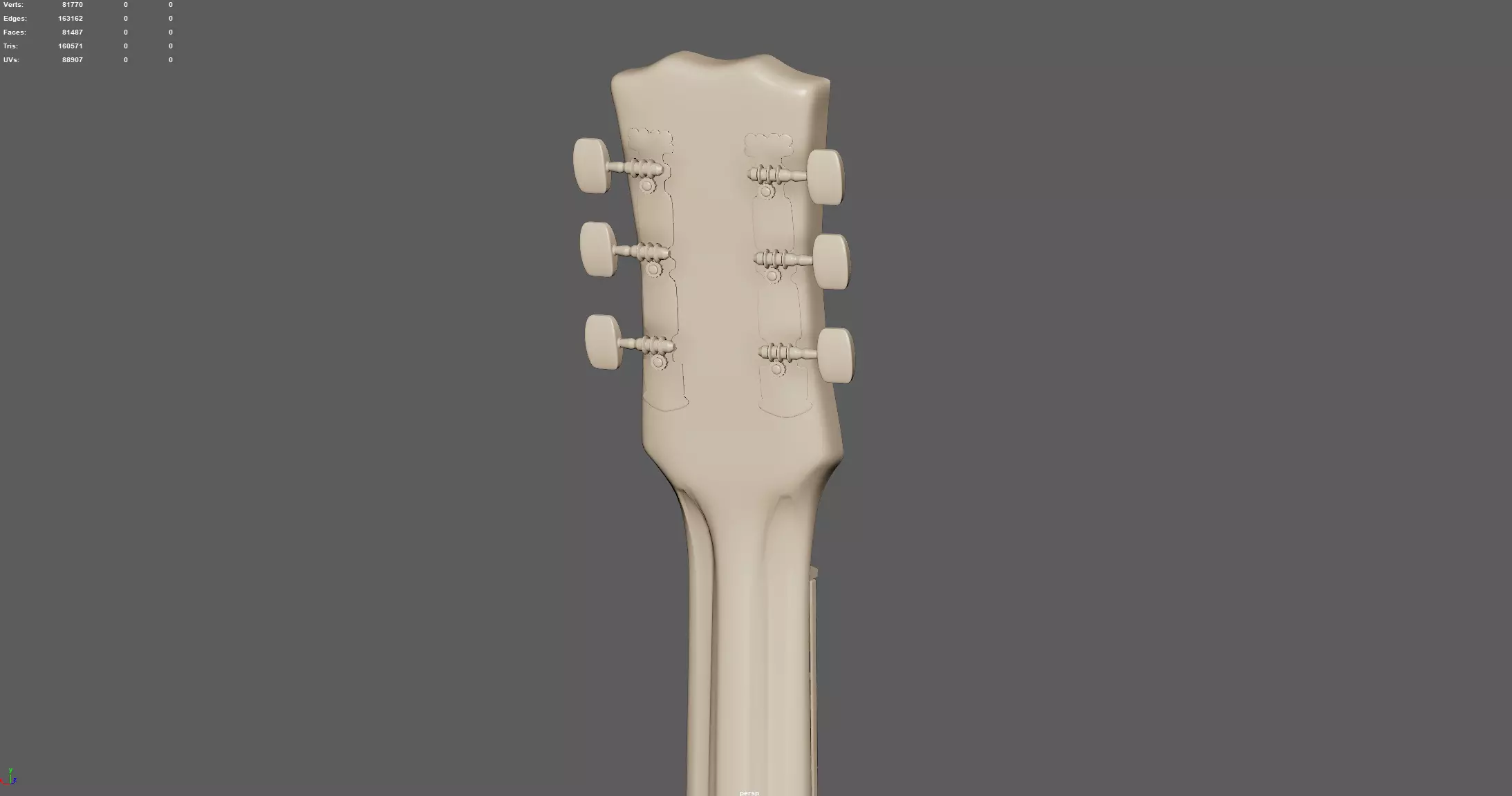 Guitar  3D model_10