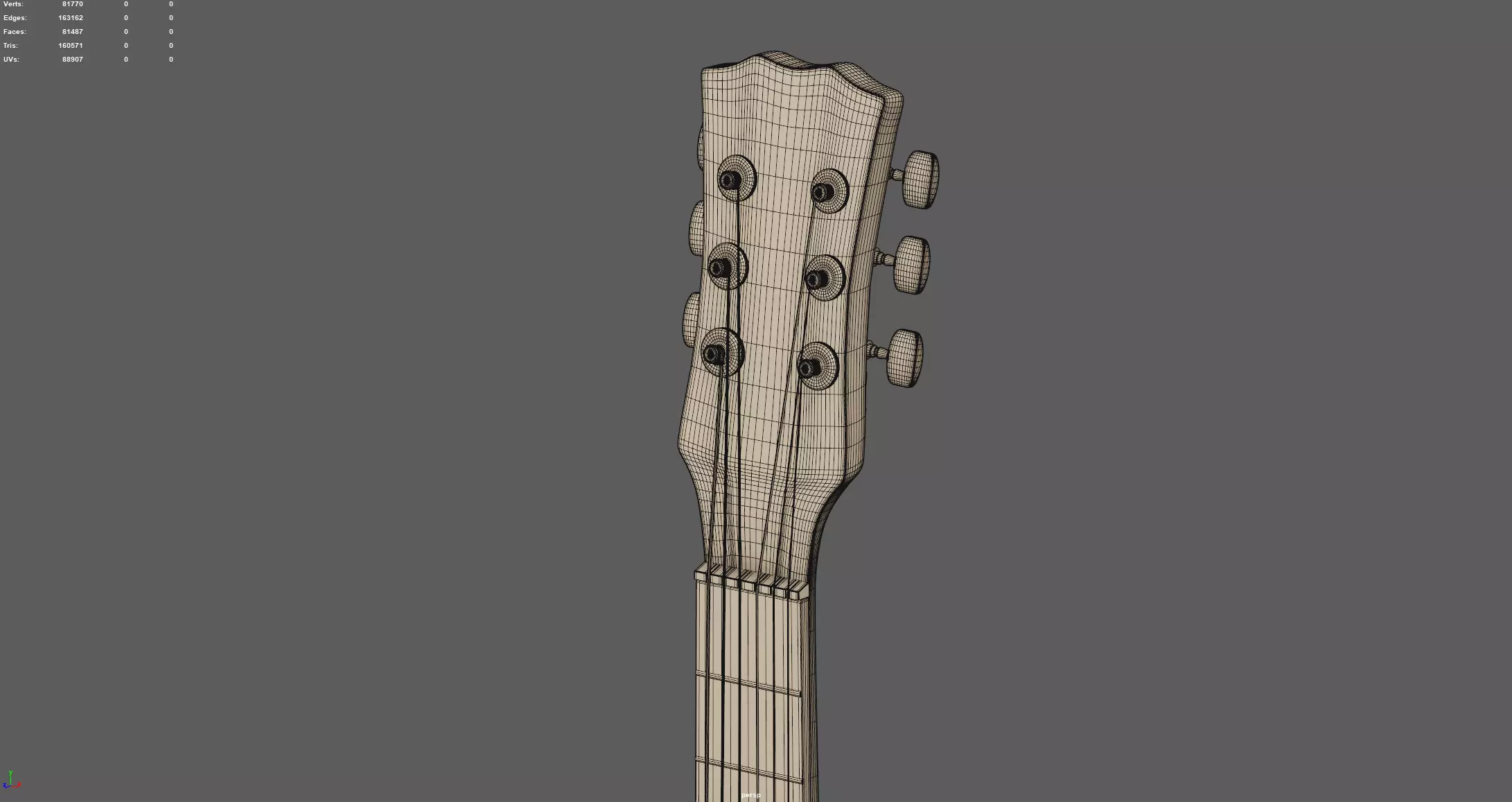 Guitar  3D model_7